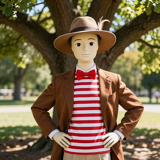 Vintage Mannequin in Sunny Park