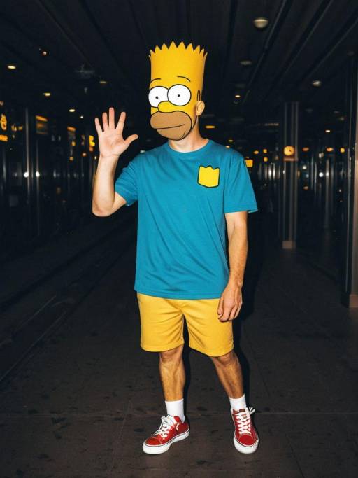 Realistic Bart Simpson Cosplay Photo