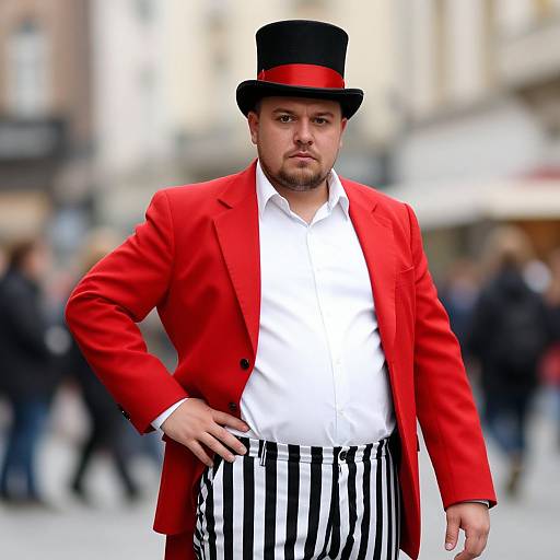 Confident Urban Magician Portrait