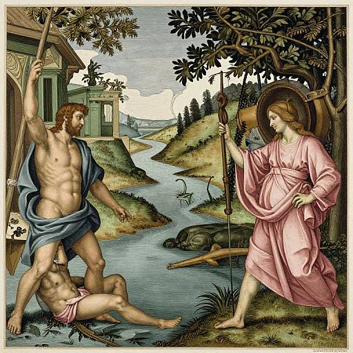 Medieval Copperplate Paradise Lost