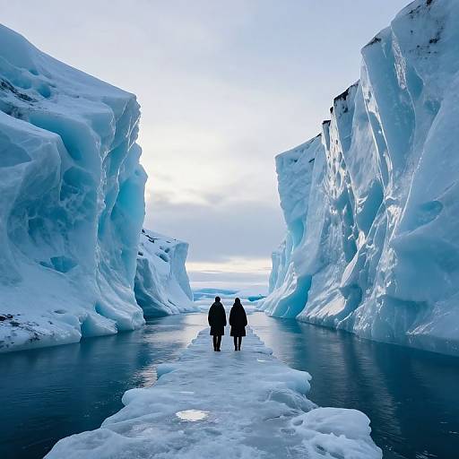 Icy Pathway to Ethereal Horizon