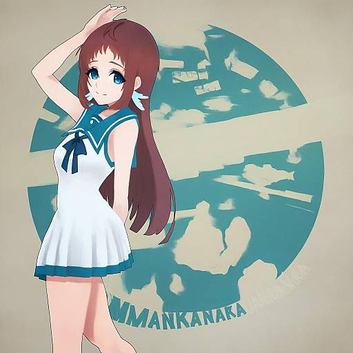 Illustration of Mukaido manaka, nagi no asukara in the style of Monori rogue