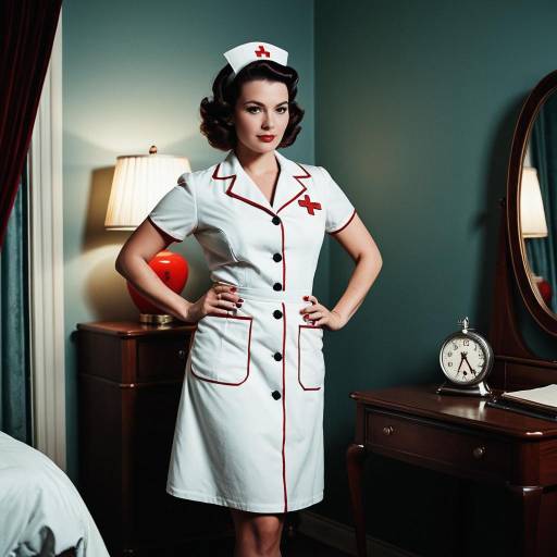 Retro 1950s Nurse Outfit Photo-shoot
