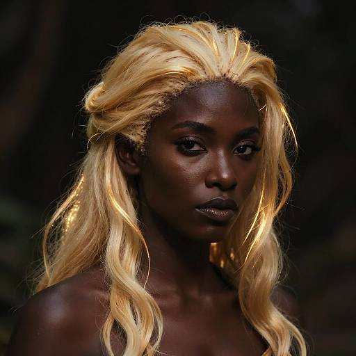 Mystical Blond-Ebony Fusion Character