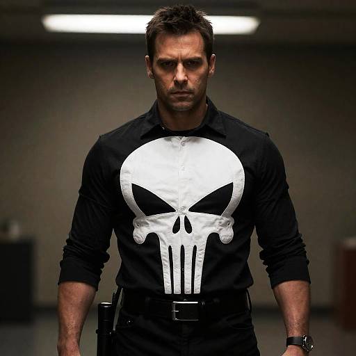 MCU Punisher in Iconic Shirt