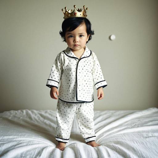 Royal Baby Boy in Pajamas