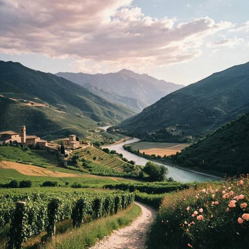 Medieval Italian Village in Apennine Mountains