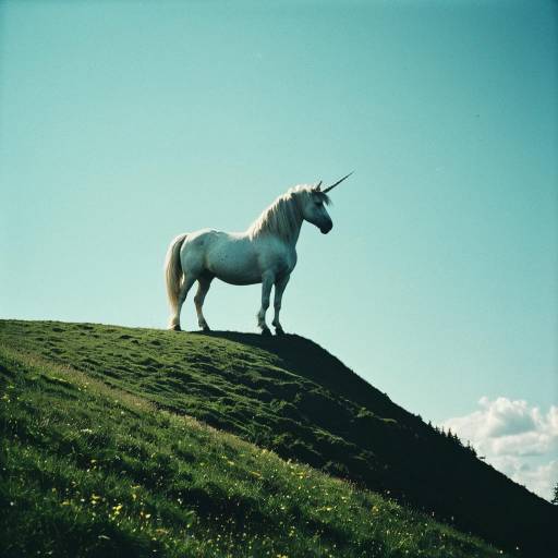 Legendary Unicorn-Shaped Hill Landscape