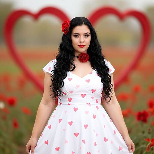 Plus Size Queen of Hearts Portrait