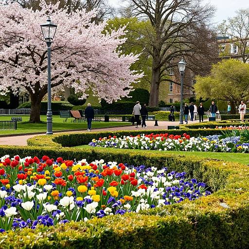 Buckingham Gardens in Spring Bloom