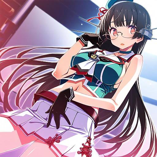 Illustration of Choukai kai ni (kancolle), kantai collection in the style of Sakuya tsuitachi