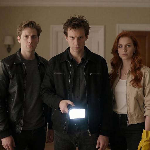 Mysterious Encounter in Dim Light