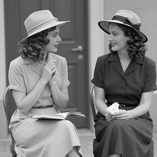 1940s Style Women in Conversation
