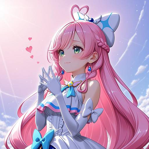 Illustration of Cure prism, hirogaru sky! precure in the style of T2r