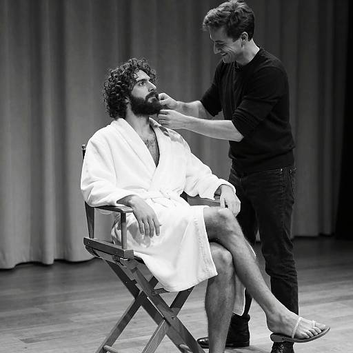 Candid Moment: Men in Unique Attire