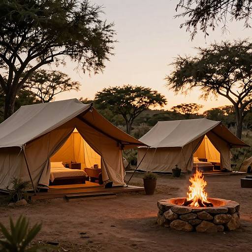 Luxurious Serene Safari Campsite