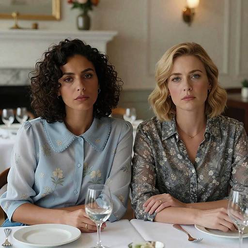 Serious Conversation Over Dinner