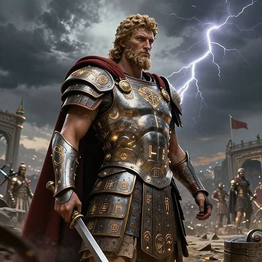 Alexander the Great in Sci-Fi Armor