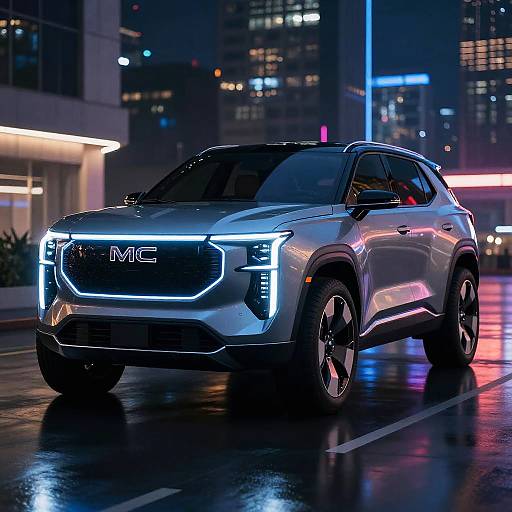Futuristic GMC Asteroid Electric SUV