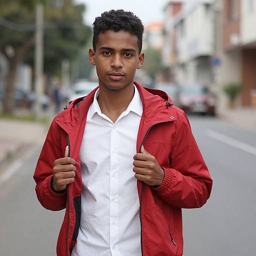 Realistic Portrait of Stylish Male