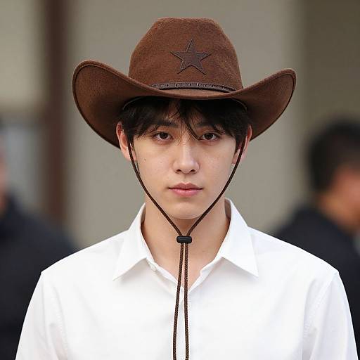 Realistic Male in Cowboy Outfit