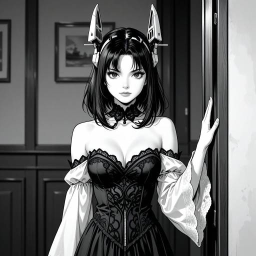 Assertive Admiral in Comic Style