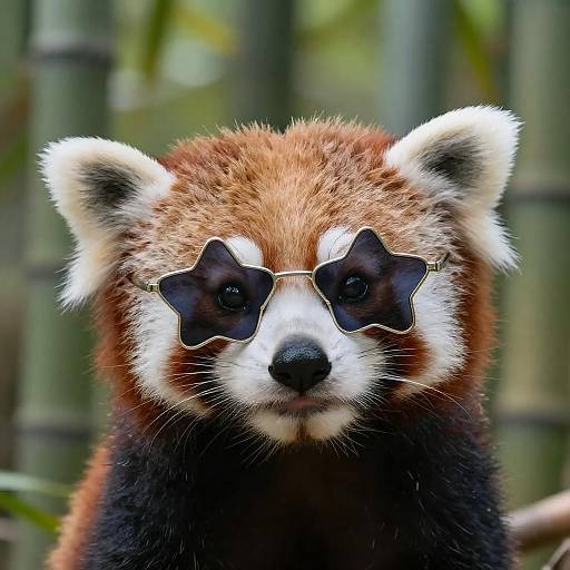 Playful Red Panda Cub Portrait