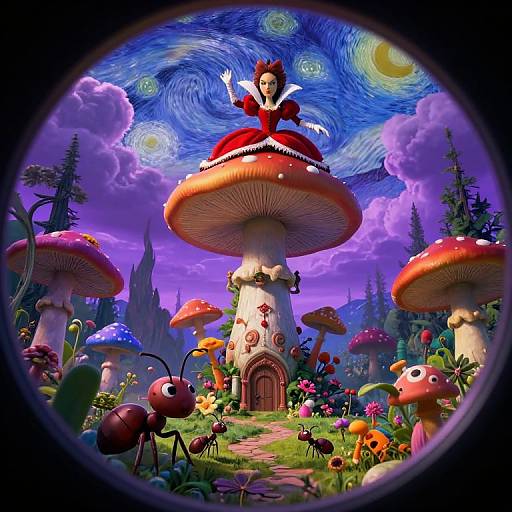 Whimsical Wonderland Ant's Perspective
