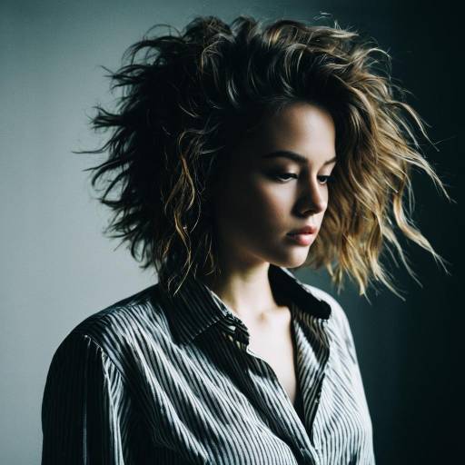 Fashion Editorial: Messy Hair & Modern Style