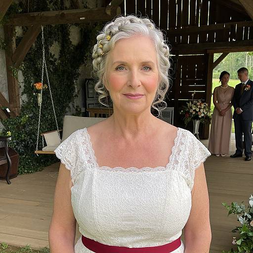 Vintage Rustic Wedding Portrait