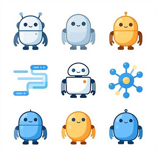 Playful AI Vector Clip Art Set