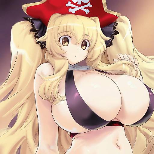 Illustration of Anne bonny (fate), fate (series) in the style of Kiyama satoshi