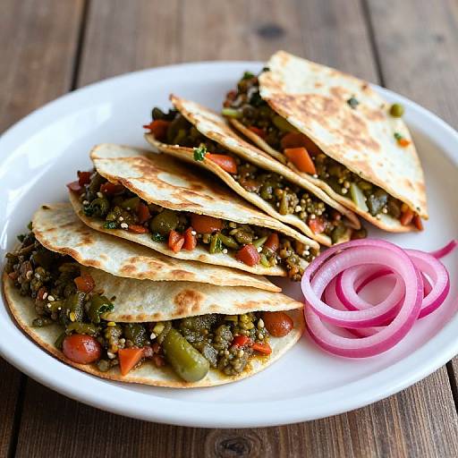 Homemade Chili Verde Quesadillas