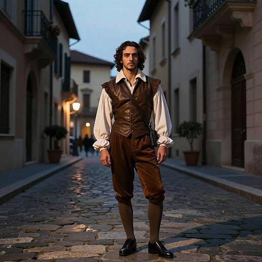 Noble Paris in Verona's Dusk