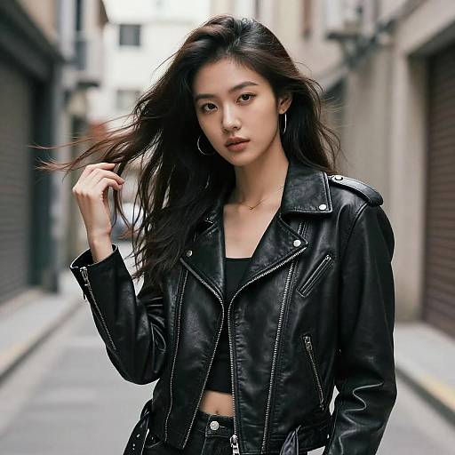 Urban Elegance: A Confident Portrait