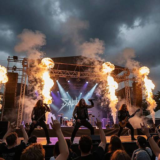 Sabaton-Inspired Intense Heavy Metal Concert
