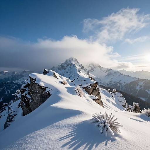 Brocken Summit Winter Scene