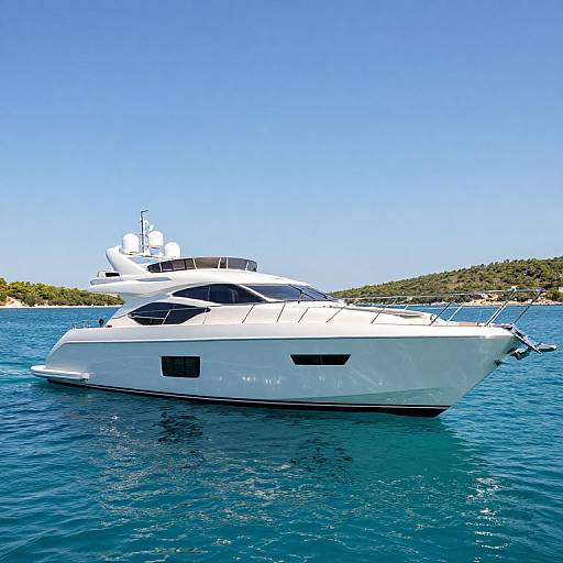 Realistic Airbrushed Modern Yacht in Croatia