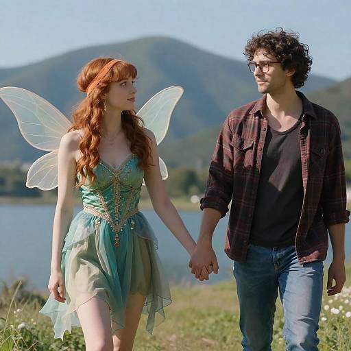 Fairy-tale Love in Nature's Embrace