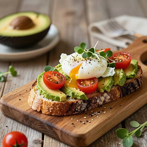 Rustic Avocado Toast Breakfast