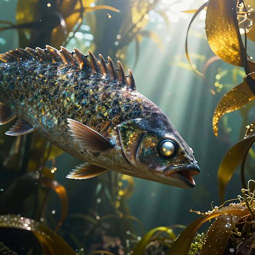 Sunlit Kelp Forest Dragon Profile