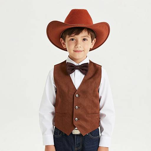 Boy's Cowboy Fancy Dress Outfit