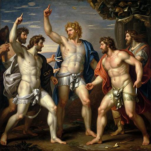 Neoclassical Greek Mythology Scenes