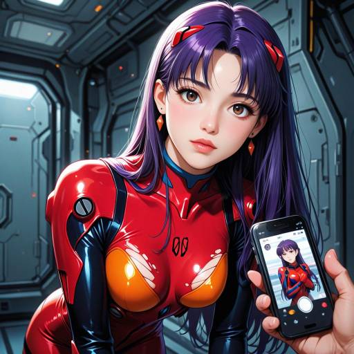 Shinji's Bold Cosplay in Red Bodysuit