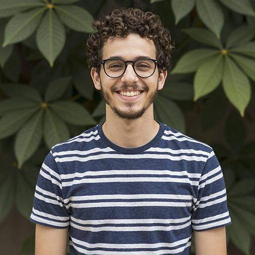 Friendly Portrait of a Young Man