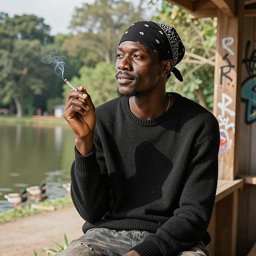 Charming Portrait of a Smiling Man