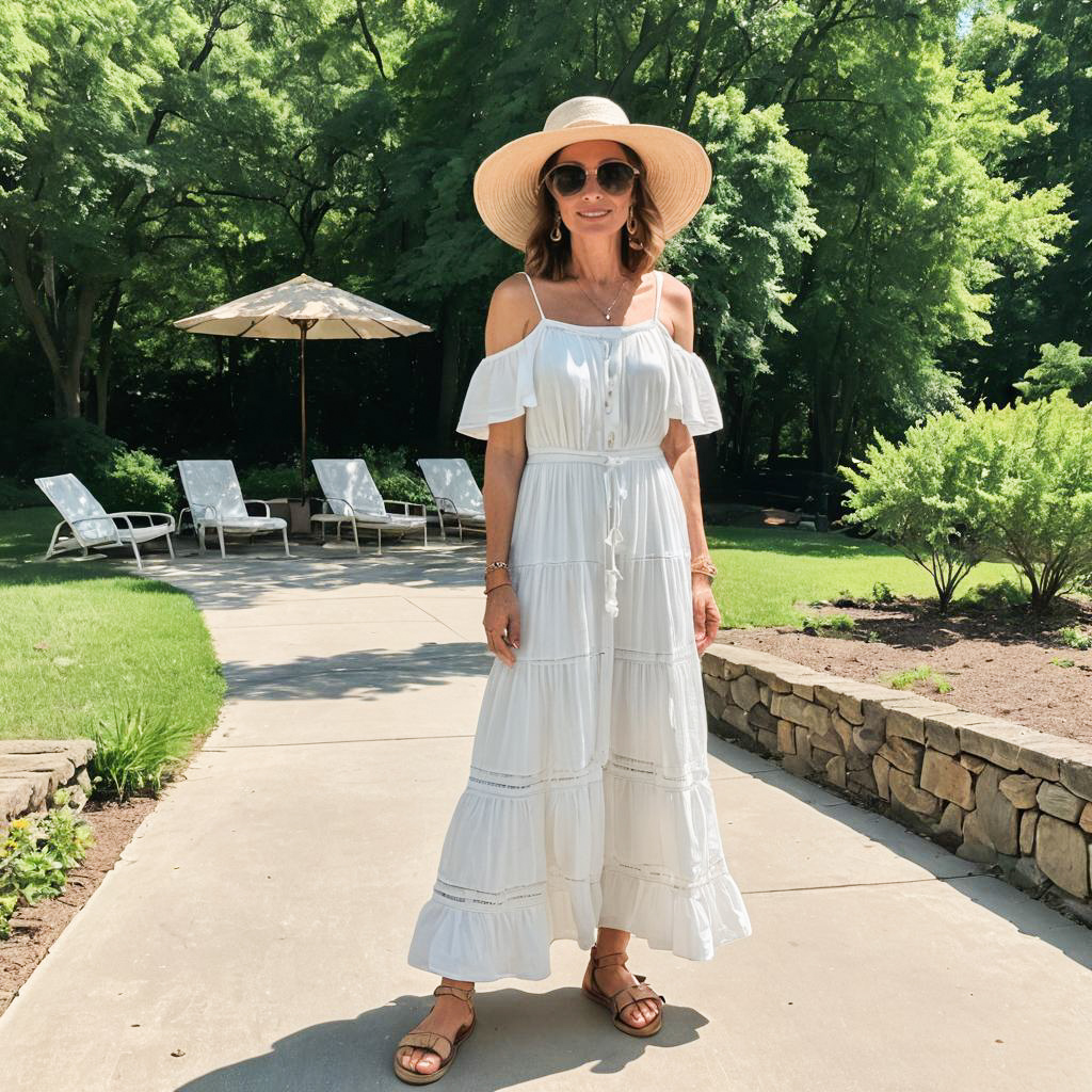 Stylish Summer Look with Maxi Dress