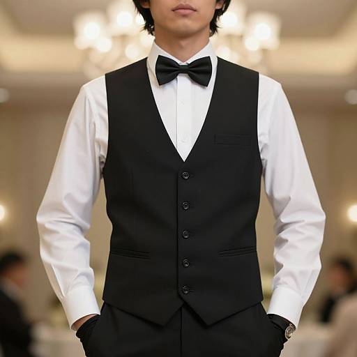 Stylish Party Wear Waistcoat Male