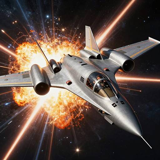 Bucky O'Hare Jenny in Space Battle