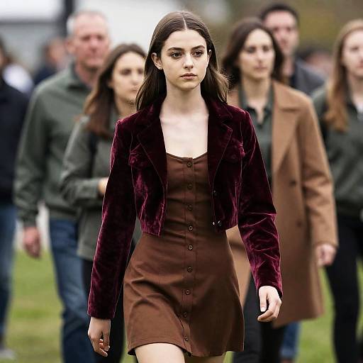 Confident Young Woman in Urban Setting